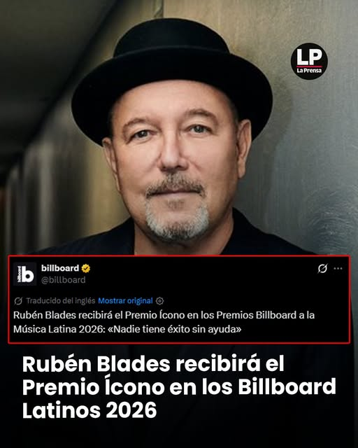 Rubén Blades en los Premios Billboard a la Música Latina 2026 Rubén Blades en los Premios Billboard a la Música Latina 2026
